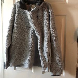 Womens quarter zip sherpa jacket